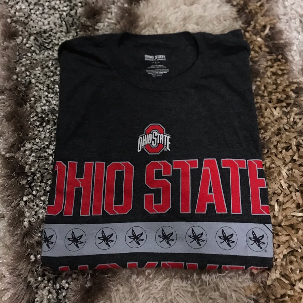 Dark grey soft OSU tee